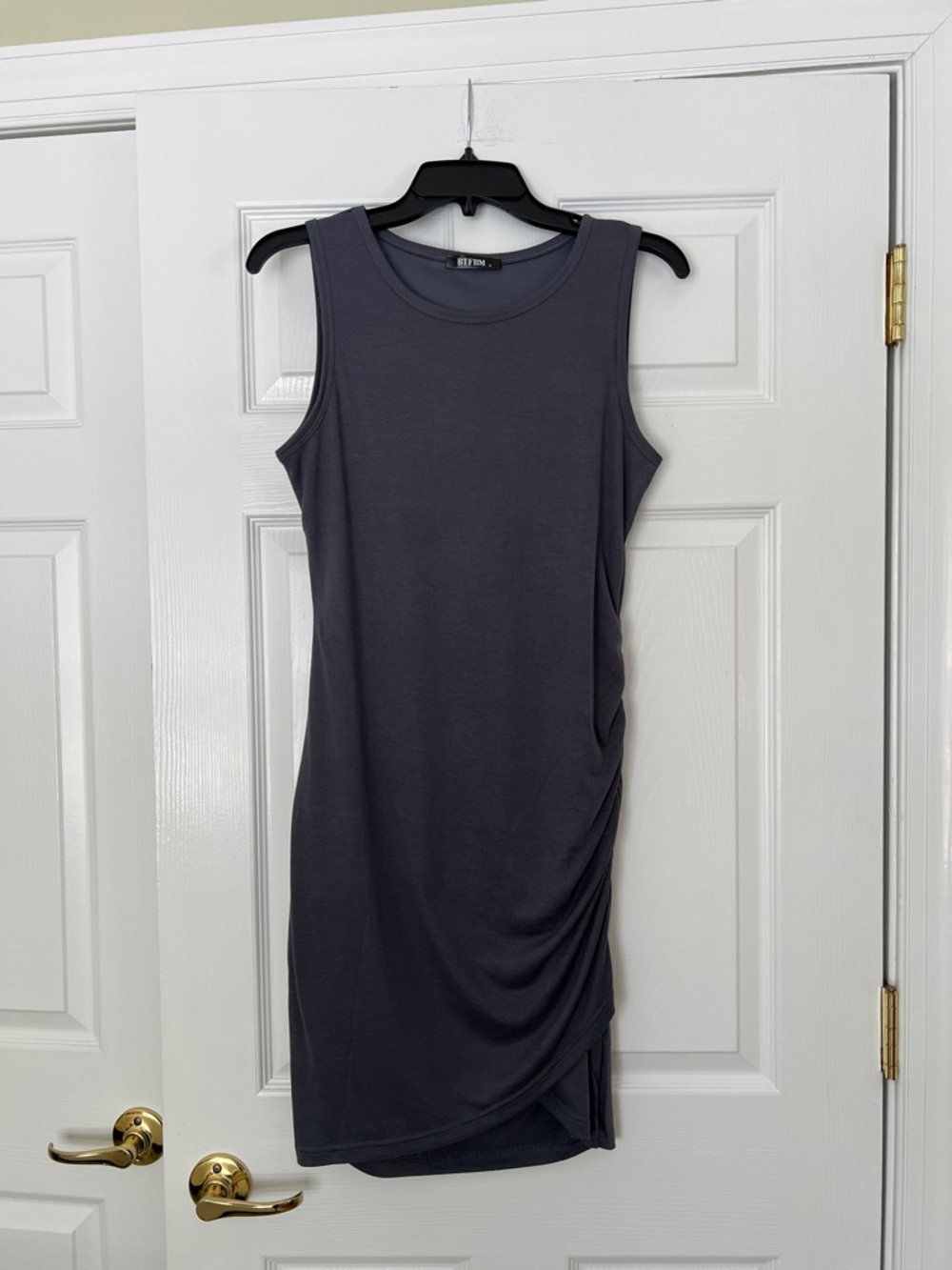 BTFBM tank dress sleeveless gray size Small